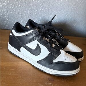 Nike Dunk: Low: Kids Black and White Sneakers